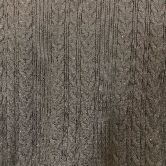 NWT Talbots Woman Classic Black Long Sleeve Turtleneck 2X Cotton Blend Sweater - Picture 2 of 10